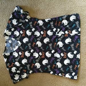 Zoe & Chloe Halloween scrub top